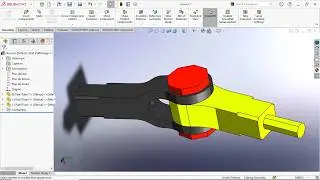 ASSEMBLAGE DE 3 PIECES MECANIQUES SOLIDWORKS 2025 - ASSEMBLY OF 3 MECHANICAL PARTS – SOLIDWORKS 2025