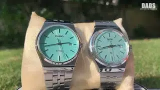 HMT Tareeq Tiffany & Dark Blue, the Best Quartz? Compared with Casio Tiffany Blue MTP-B145, MTP-1302