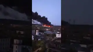 Уничтожена Трипольская ТЭС в Киевской области, начался пожар