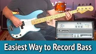 Easiest Way to Record Bass in Your Home Studio