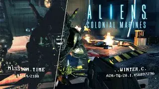 Aliens: Colonial Marines 1986 Helmet Cam Retro Demo (TemplarGFX Overhaul Mod + VorpX VR)