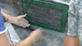 Гидроизоляция водоема и установка скиммеров.