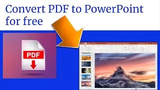 How to convert a PDF into a PowerPoint slideshow