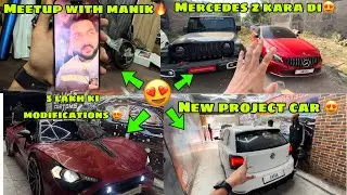 NEW PROJECT CAR😍|| MERCEDES Z BLACK KARADI🔥@ManikAtri