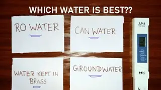 Which water is safe & healthy to drink ? | Drinking water TDS test | Ideal TDS