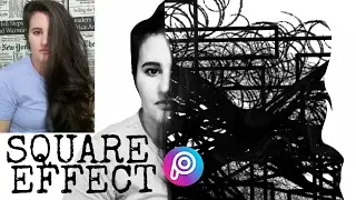 🔴 TUTORIAL PICSART SQUARE EFFECT  + COMO DEIXAR O FUNDO DA FOTO BRANCA 🎨