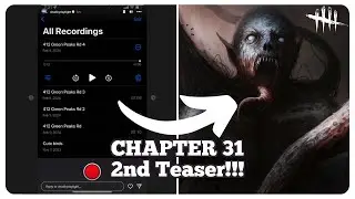 Chapter 31 New Killer 2nd Teaser Analysis - Dead by Daylight