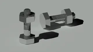 How to make Nut and Bolt on AutoCAD | Design Nut and Bolt on AutoCAD