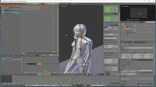 Great Way of Animating a Character Moving Forward with a Walk Cycle in Blender