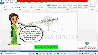 WordArt Formatting in MS Word 2013 in Windows 10