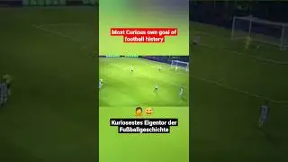 Most Curious own goal of football history #funnyowngoal #shorts #owngoals #funny