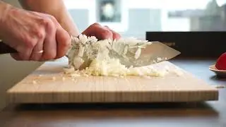 Suncraft Elegancia Chef 200mm (KSK-01). Japanese knives. SG2. Best Japanese knives. Testing. Review.