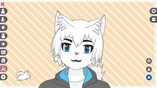 Tail animations! New Live2D model teaser