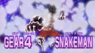 STORY ANIME One Piece Monkey D Luffy Gear Four ! Snake Man
