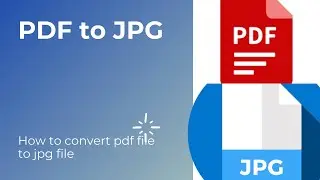 How to convert PDF file into JPG file