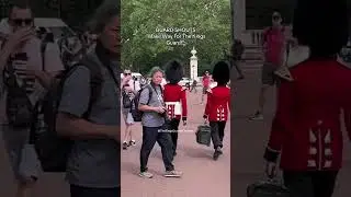 GUARD SHOUTS “Make Way For The Kings Guard!”
