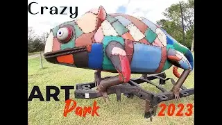 Catrike Expedition taking me to a cool art park