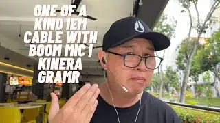 One of a Kind iem Cable with boom Mic | Kinera Gramr Review
