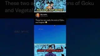 Goten and Trunks moments! 😂 