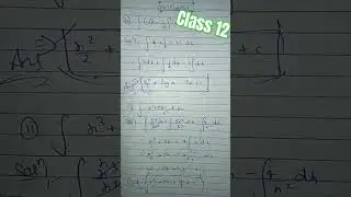 Chapter 7 | INTEGRATION ❤️ Exercise 7.1 《 Question no. 10_11》 # shorts