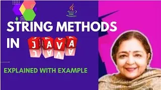 String Methods In Java #JavaStringMethods explained with example