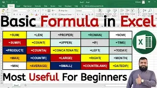 MS Excel All Basic Formulas | How to use Excel Formula & Functions | Excel Formulas for Beginners