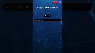 Swap Two Variables in C 