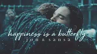 Jon ✗ Sansa || Happiness is a butterfly (for Rachael)