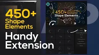 Shape Elements Pack | Extension 450+ Elements | After Effects | Premiere Pro