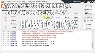 [FIXED] [SOLVED] XAMPP error : MySQL shutdown unexpectedly || Repaired Database