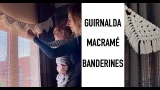 COMO HACER BANDERINES DE MACRAMÉ | macramé para principiantes |  SUPER FÁCIL!