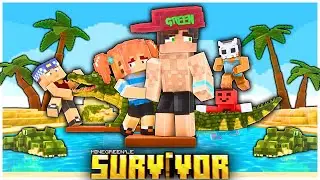 SURVIVOR Minecraft'ta Zorlu Parkur Yaptık !