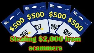 Stealing $2,000 from scammers