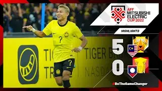 Malaysia 5-0 Laos (AFF Mitsubishi Electric Cup 2022: Group Stage)