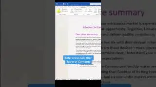 Set your table #MicrosoftWord