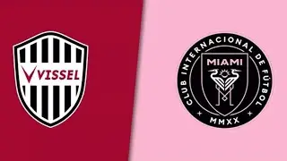 leo messi takes the field for Inter Miami against vissel kobe .