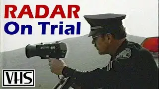 RADAR On Trial 🚓 Is police radar accurate? 📼 1985 VHS 60fps