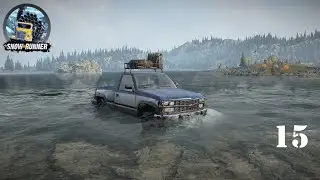 SnowRunner Hardmode Challenge - ч.15 Доставляем топливо и строим мост