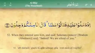 015 Surah Al Hijr with Tajweed by Mishary Al Afasy (iRecite)