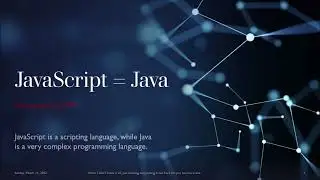 Learning Java Script with John - 01 Introduction