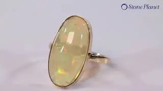 Золотое кольцо с опалом