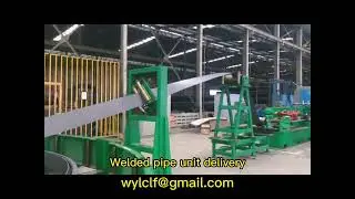High frequency straight seam precision welded pipe production line.