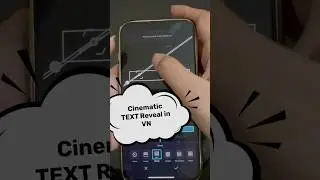 Cinematic TEXT Reveal in VN Video Editor-tutorial in Hindi/urdu 