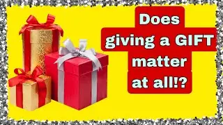 Does GIVING A GIFT 💕 matter at all!? 🤔 | Does it HELP BUILD A relationship? ✨️