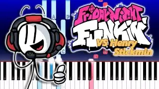 Friday Night Funkin -  VS Stickman - Boombox (Piano Tutorial)