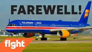 A beautiful farewell for this Boeing 757-300