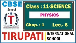 CLASS-11 / SCIENCE / PHYSICS / CH-1 / LEC-6 / ACHARYA SIR