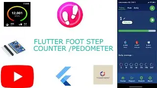 FLUTTER FOOT STEP COUNTER APP /PEDOMETER IN 2022 part-2