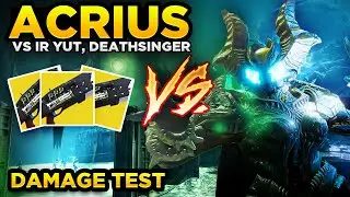 Legend of Acrius ONE PHASE vs Ir Yut, Deathsinger | Crota's End DPS Test | Destiny 2