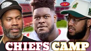 Sheed LEARNS How To Be An Offensive Lineman w/Trey Smith